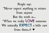 people say