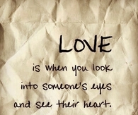 Love is when...