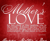 A mothers love