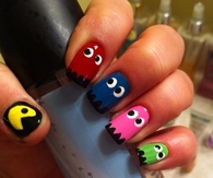 Pac man nails