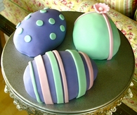 Egg Cakes with Frosting