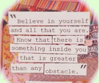 Believe In Yourself