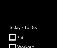 Todays To Do