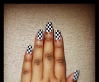 Checkerboard nails