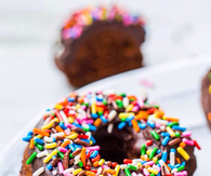 Chocolate sprinkle donut