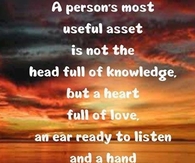 a persons most useful asset