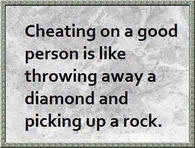cheating on a good person