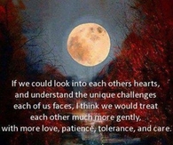 If we look into each others hearts