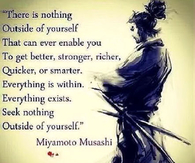 seek nothing outside yourself
