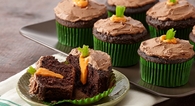 Easter Carrot Patch Cupcakes