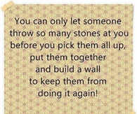 you can only let someone