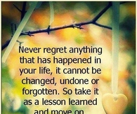never regret anything