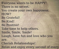 everyone wants to be happy