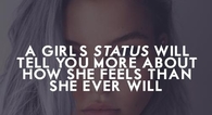 A girls status