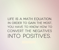 Life is a math equation