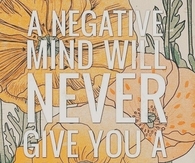 A negative mind
