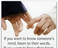 words and actions