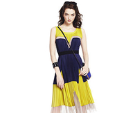 Yellow & Blue Summer Dress