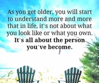 as you get older
