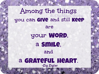 a grateful heart