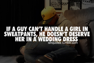 He doesnt deserve her in a wedding dress