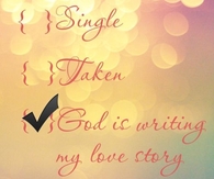 God is writing my love story