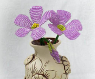 DIY Purple Flower Craft