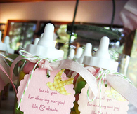 Baby bottle candy favors
