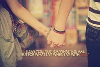 What I am when I am with you