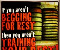 You arent training your best