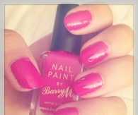 Pink nail paint