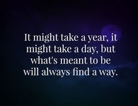 whats meant to be