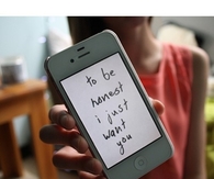 To be honest, I just want you