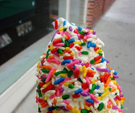 Sprinkled ice cream