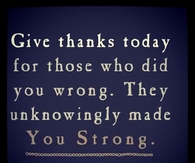 Give thanks today