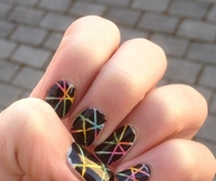 Striping tape nails