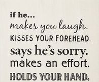 if he makes you laugh