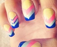 Chevron nails