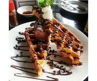 Chocolate waffles