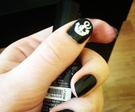 Black Anchor nails