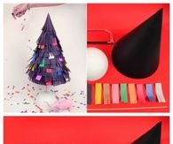 DIY Paper Strips Tree