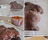 Easter Chocolate Bunny Cake
