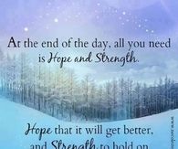 hope and strength