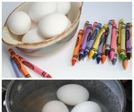 Melted Crayon Easter Eggs