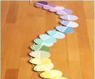 DIY Rainbow Easter Garland