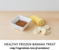 DIY Cocoa and Banana Ice Cream