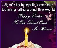 to our loved ones in heaven