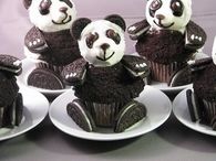 Panda oreo cupcakes