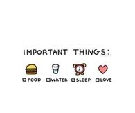 Important things