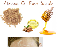 DIY Almond Oil Face Scrub